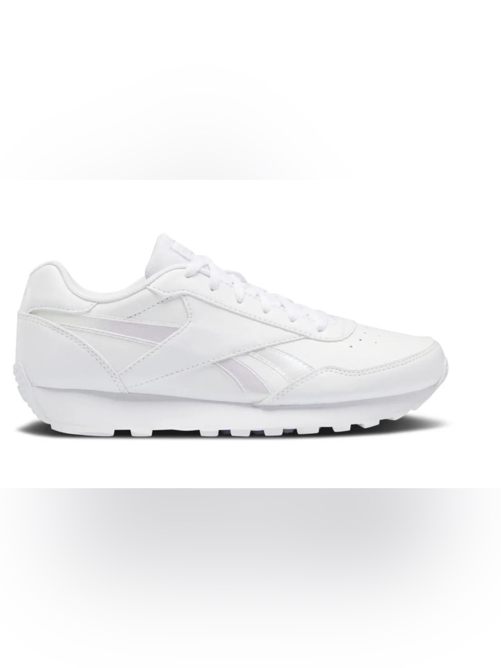 Reebok White Sneakers with Light Pink Accents